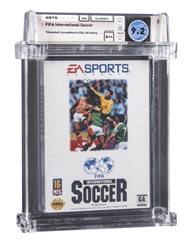 1993 SEGA Genesis (USA) "FIFA International Soccer" Sealed Video Game - WATA 9.2/A++ 